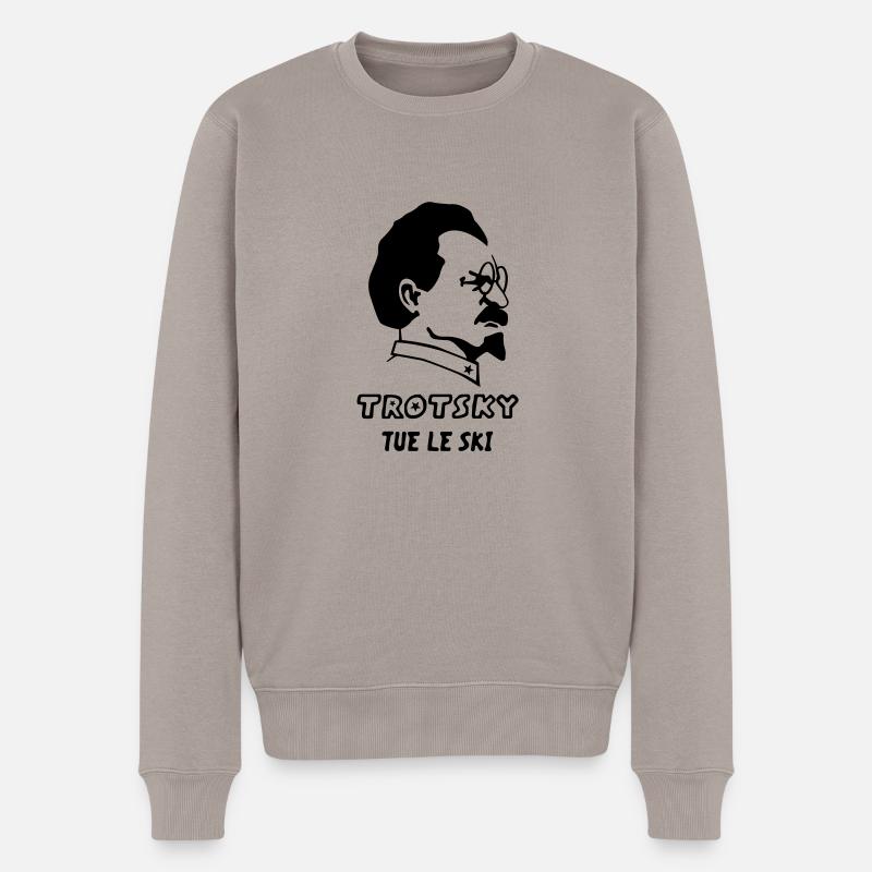 Trotsky - Pull Premium bio Homme - taupe