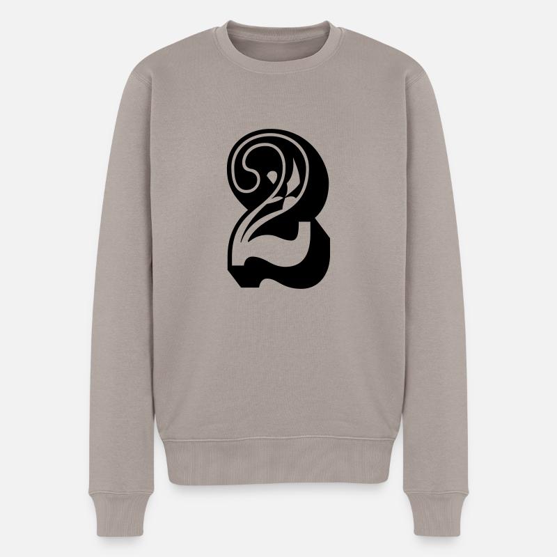 2 - Pull Premium bio Homme - taupe