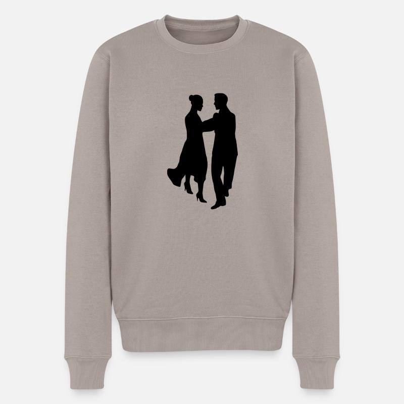 danse - Pull Premium bio Homme - taupe