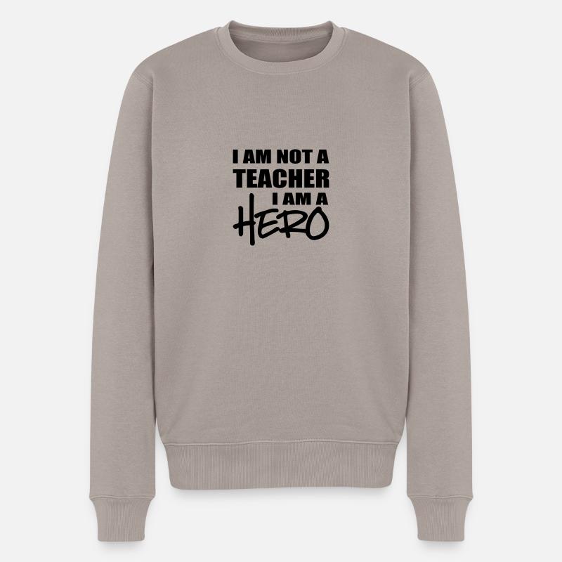 Enseignants - Pull Premium bio Homme - taupe