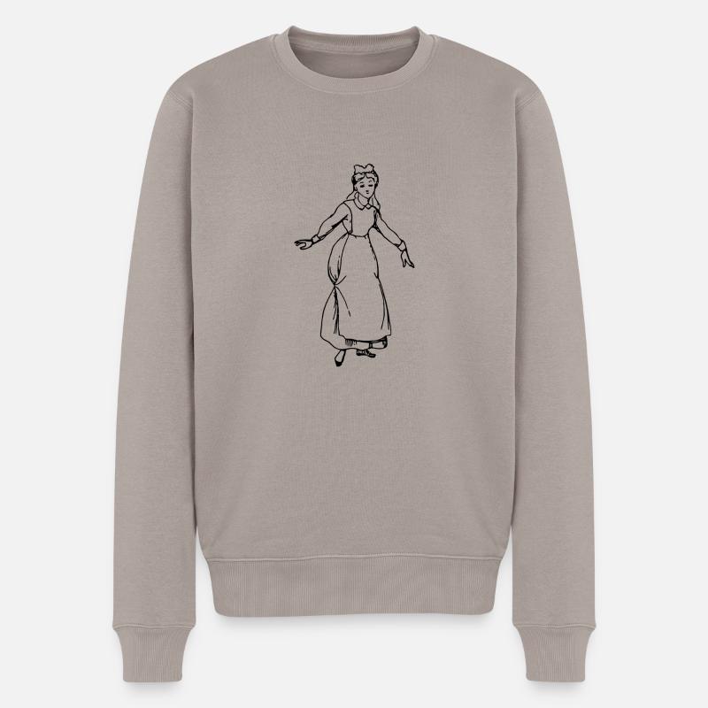 Comic character 338 - Pull Premium bio Homme - taupe
