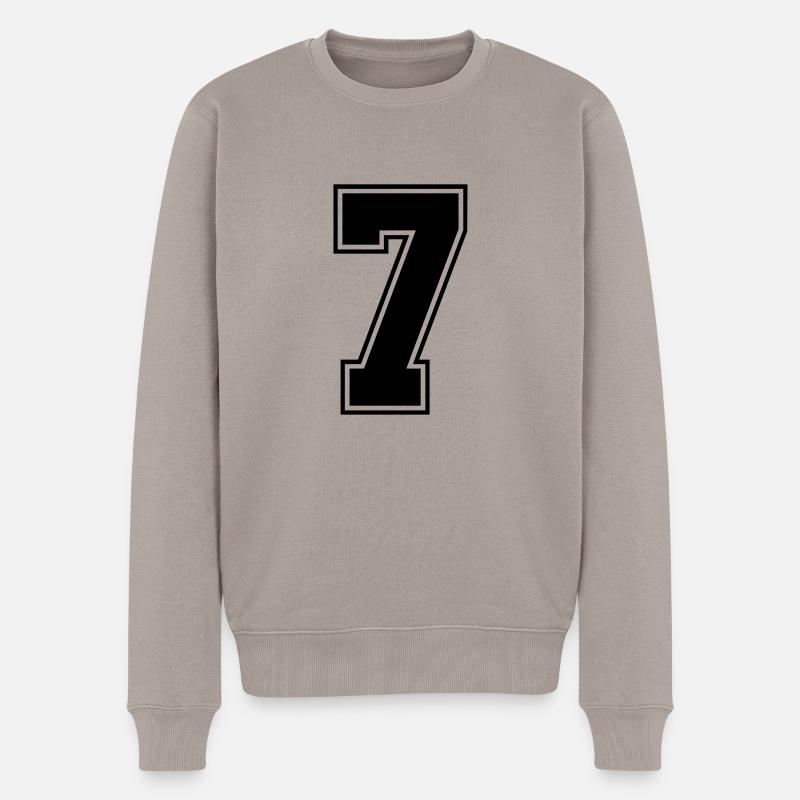 7 - Pull Premium bio Homme - taupe