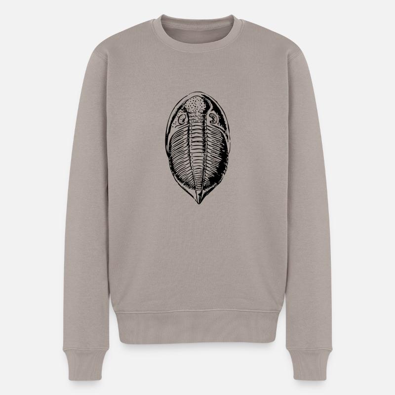 Fossil - Männer Premium Bio Pullover - Taupe