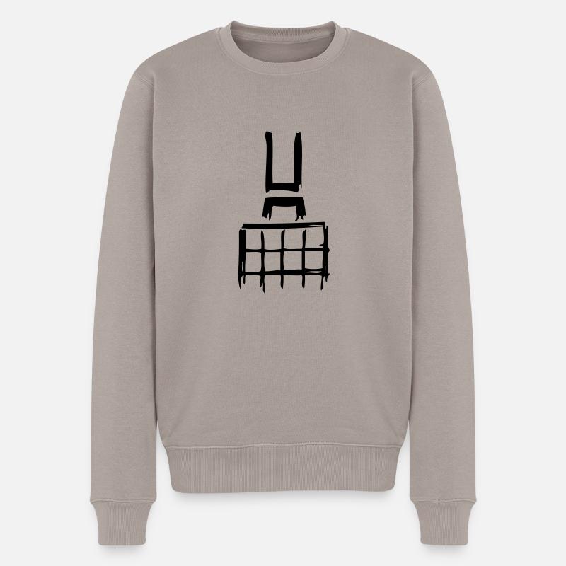 «Dortmunder U ' - Pull Premium bio Homme - taupe