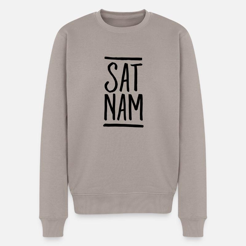 Sat Nam - Pull Premium bio Homme - taupe