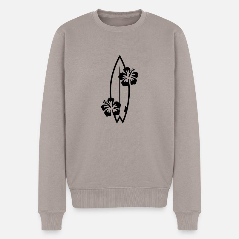 surfant - Pull Premium bio Homme - taupe