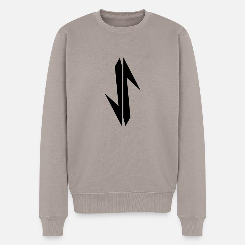 flèche - Pull Premium bio Homme - taupe