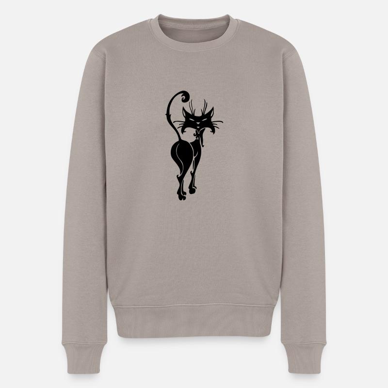 chat - Pull Premium bio Homme - taupe