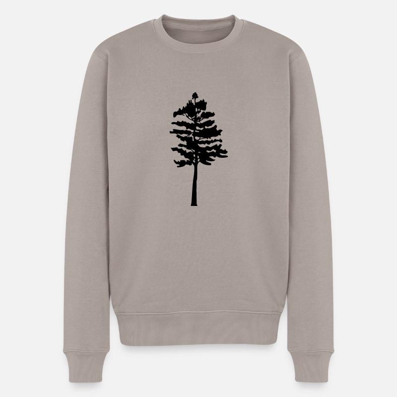 tree 02 - Pull Premium bio Homme - taupe
