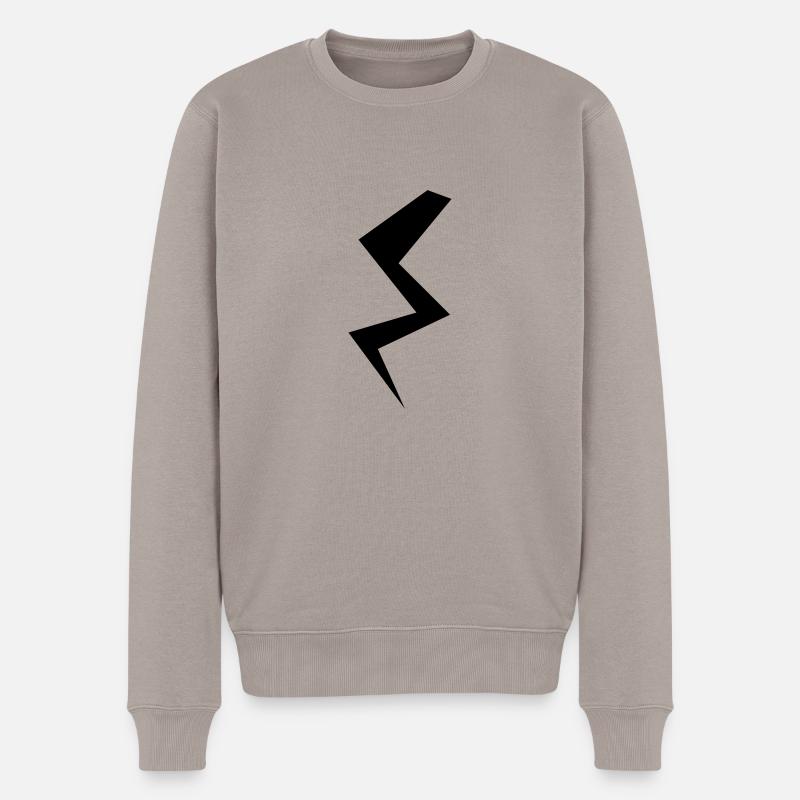 éclair - Pull Premium bio Homme - taupe