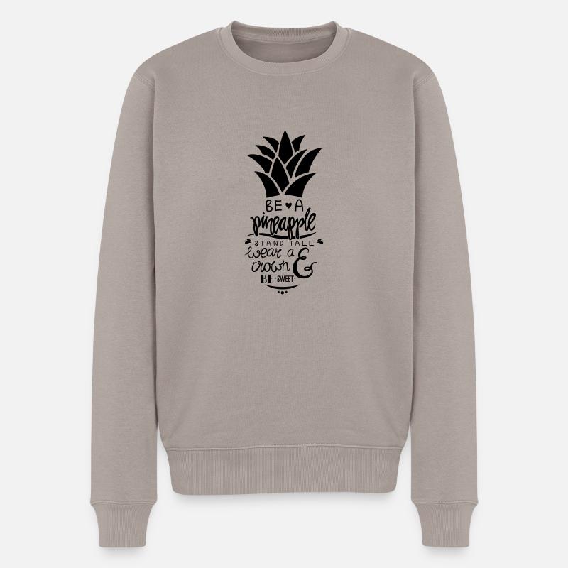 Be A Pineapple - Pull Premium bio Homme - taupe