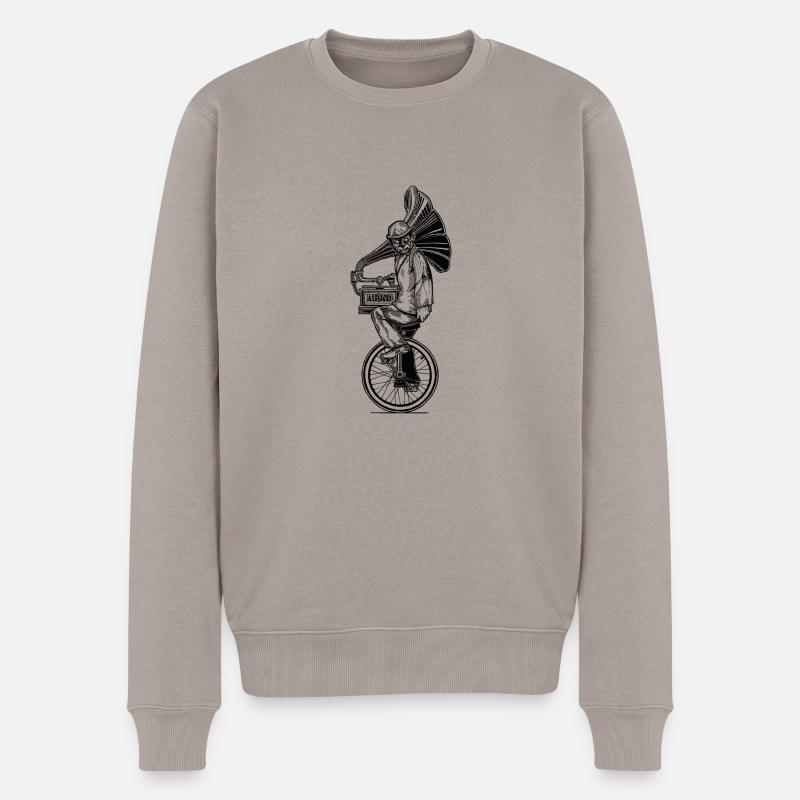 Mono - Männer Premium Bio Pullover - Taupe