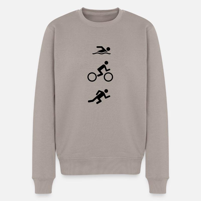 Triathlon - Pull Premium bio Homme - taupe