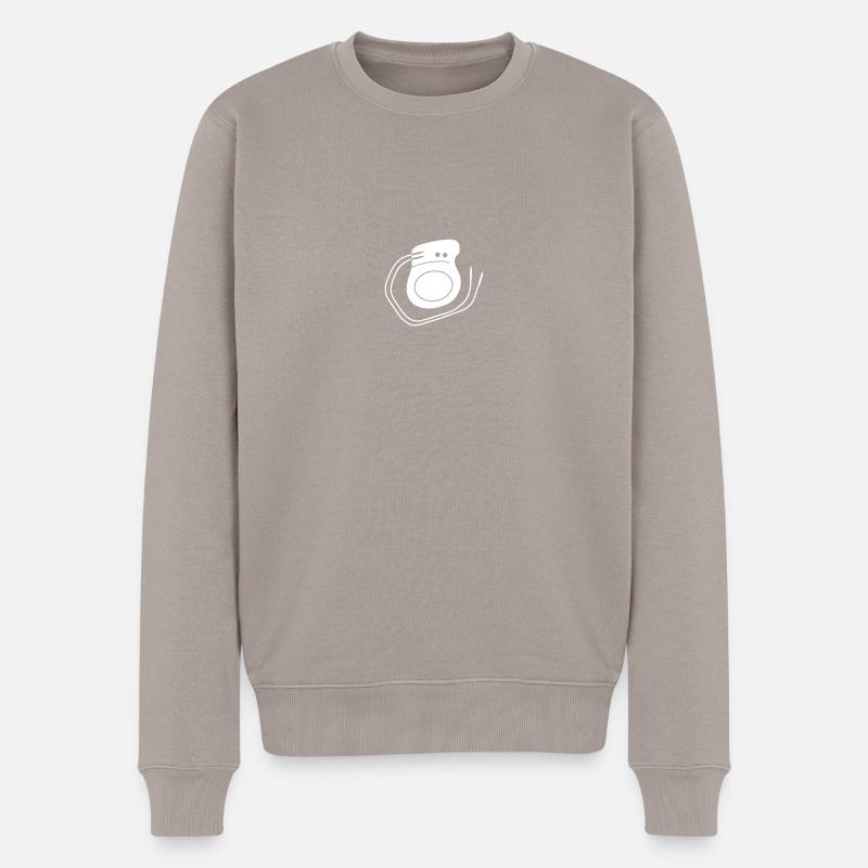 pacemaker_pm6 - Männer Premium Bio Pullover - Taupe