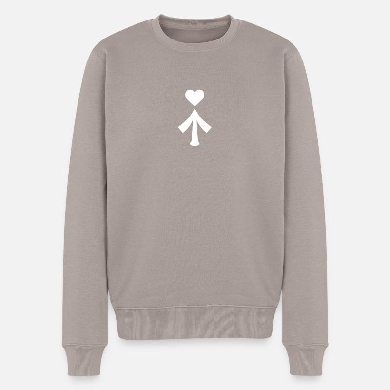 Stralsundliebe - Männer Premium Bio Pullover - Taupe