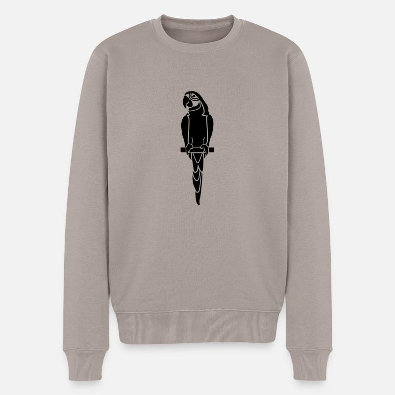 Perroquet - Pull Premium bio Homme - taupe