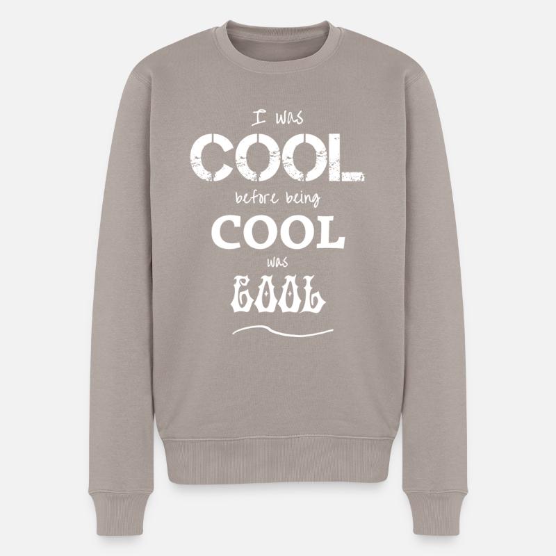 Cool cool cool - Pull Premium bio Homme - taupe