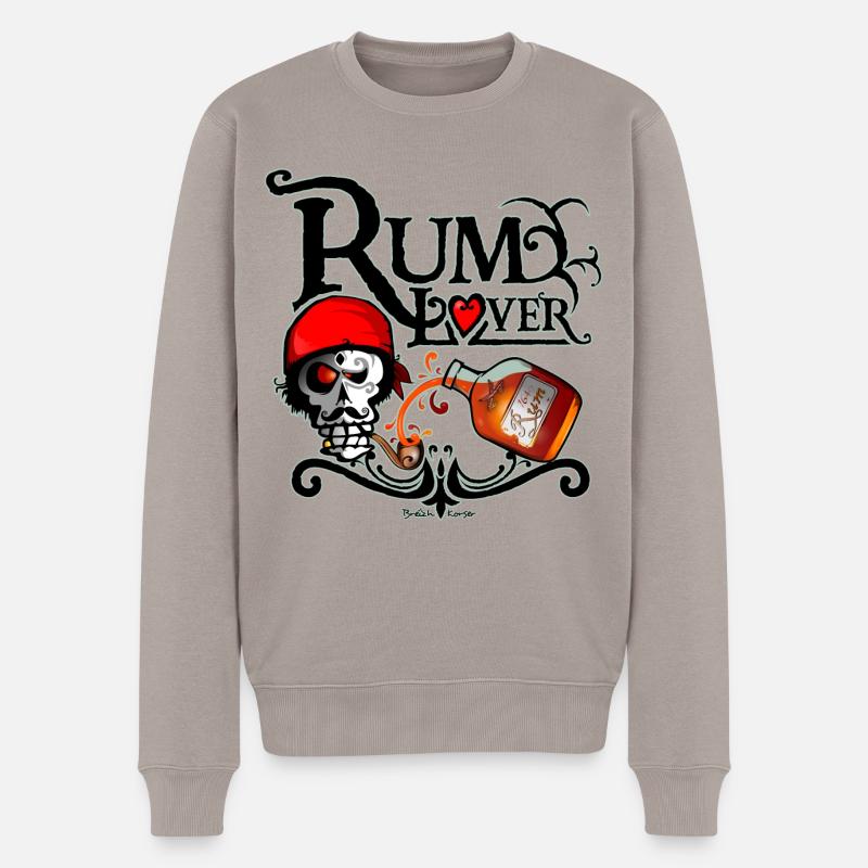 Rumliebhaber - Männer Premium Bio Pullover - Taupe