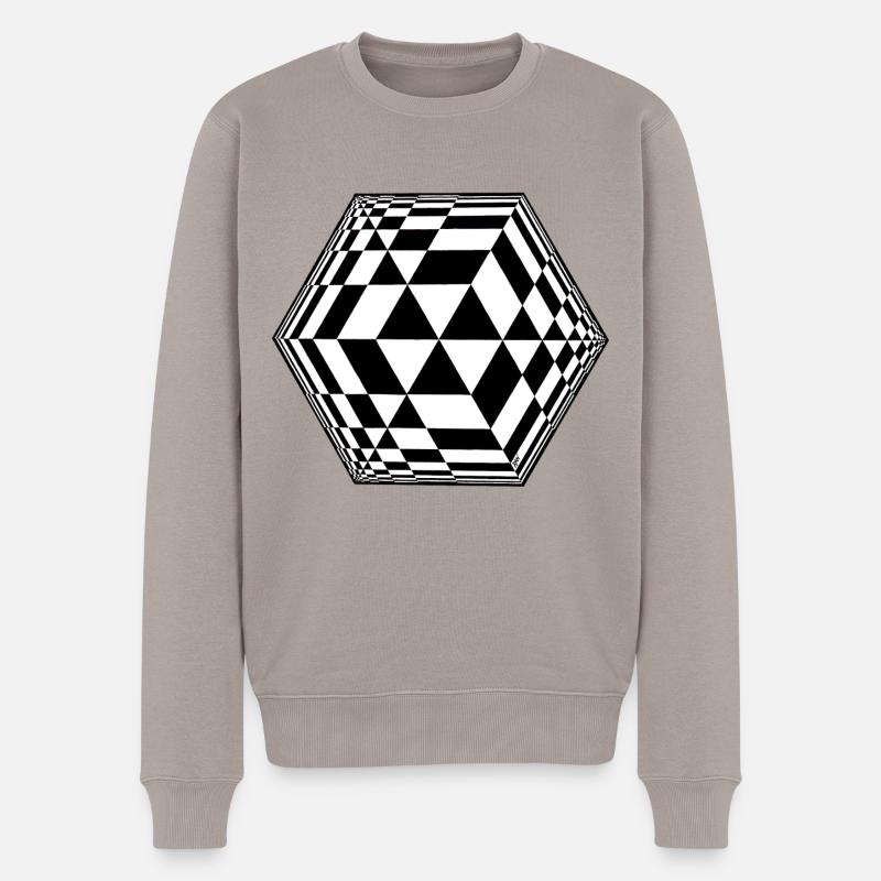 cube - Pull Premium bio Homme - taupe