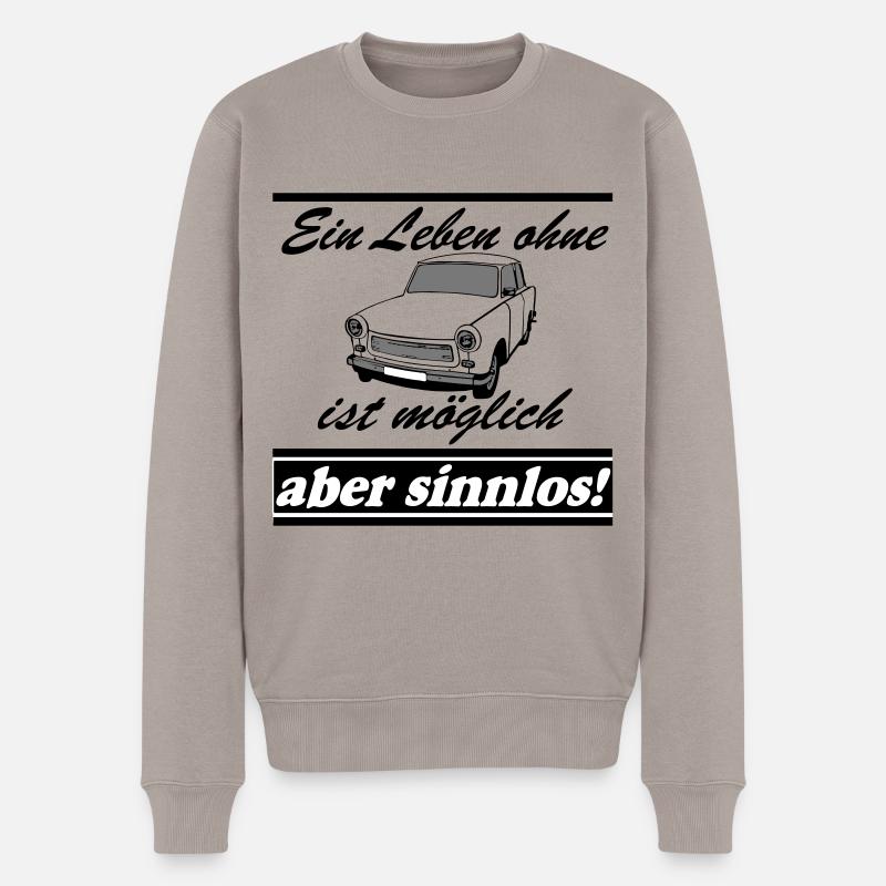  , ein Leben ohne  ..(25) - Männer Premium Bio Pullover - Taupe