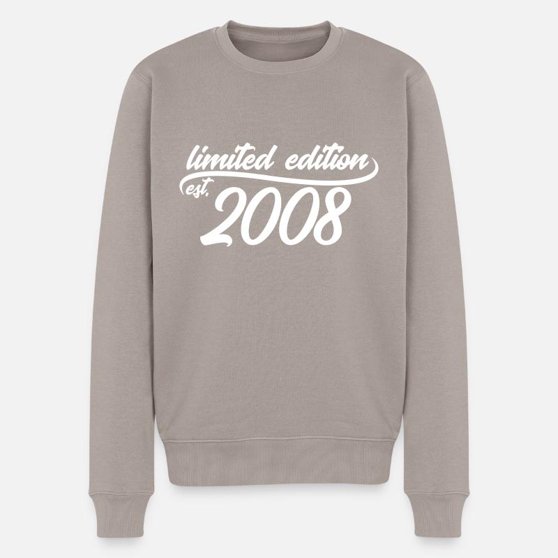 Limited Edition est 2008 - Männer Premium Bio Pullover - Taupe