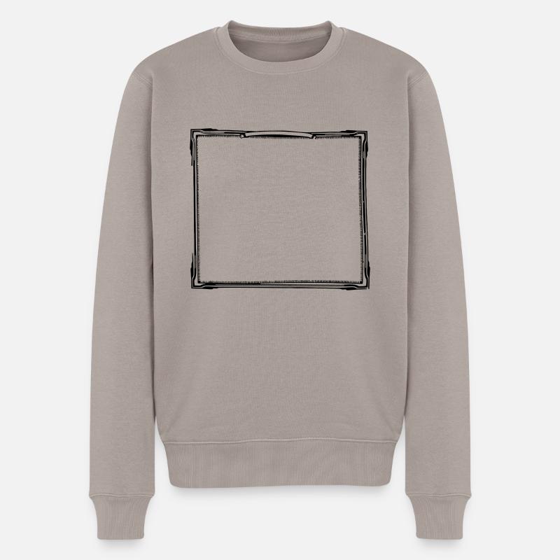 2577109 Rahmen - Männer Premium Bio Pullover - Taupe