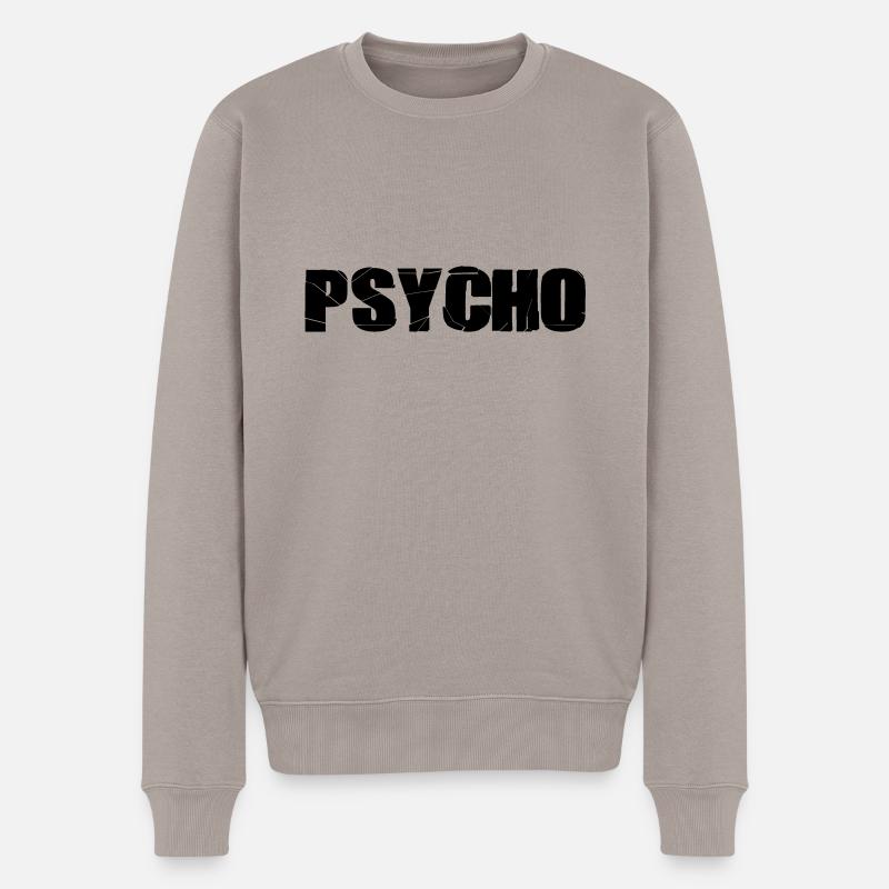 PSYCHO - Pull Premium bio Homme - taupe