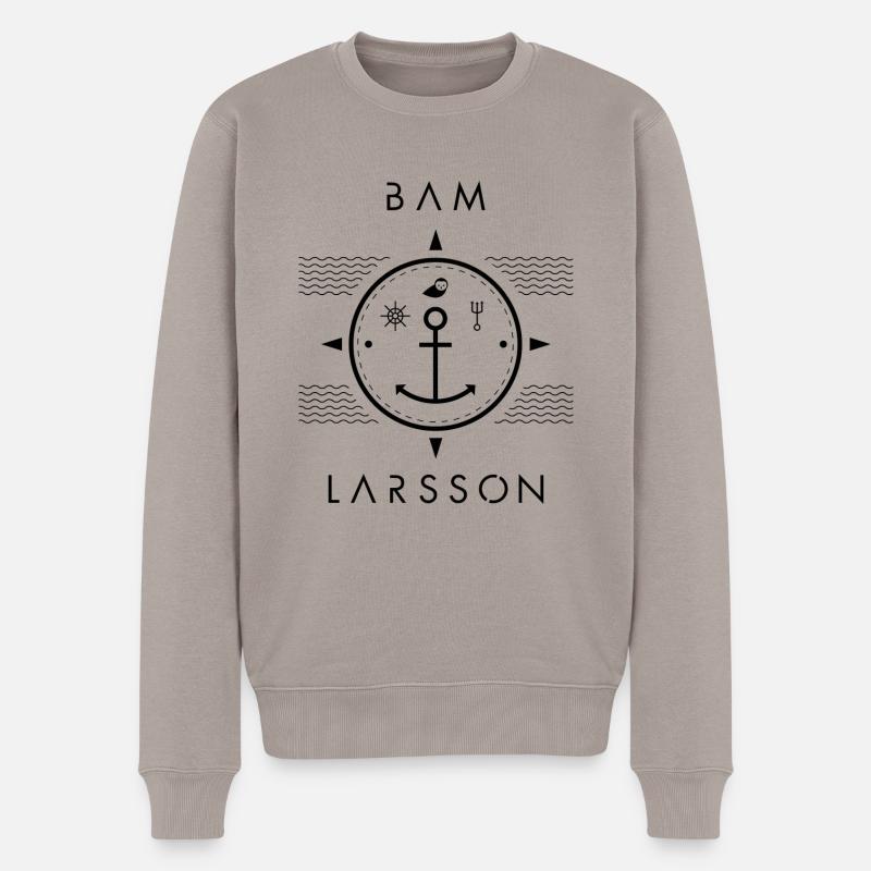 Friendly Navigator - Männer Premium Bio Pullover - Taupe
