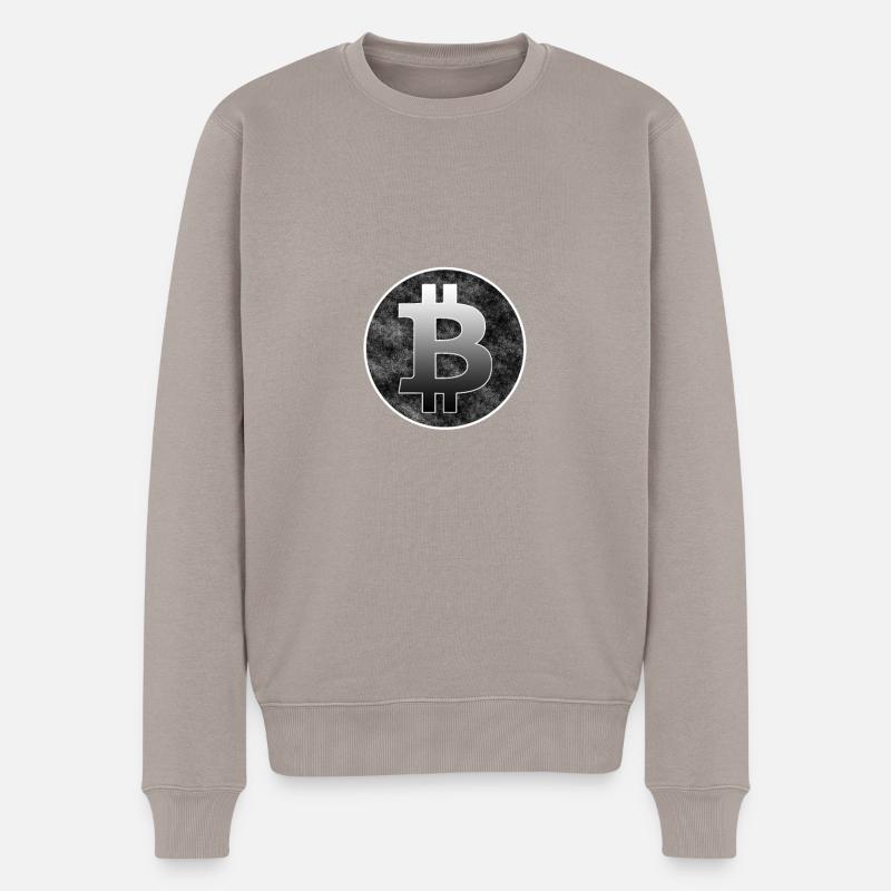 Bitcoin - Pull Premium bio Homme - taupe