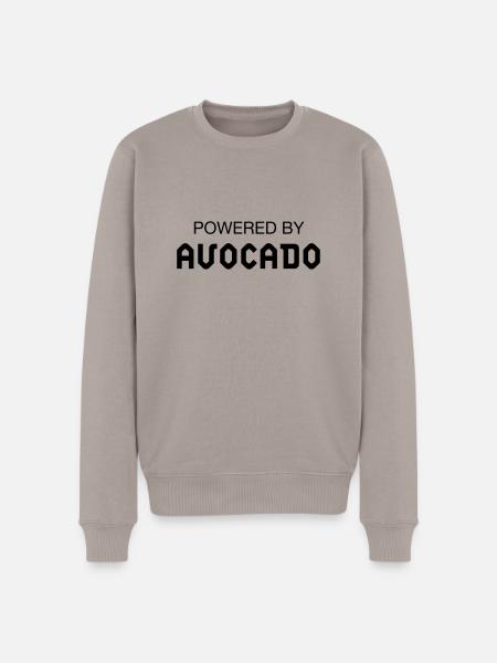Powered By Avocado - Men's Premium Organic Jumper - taupe