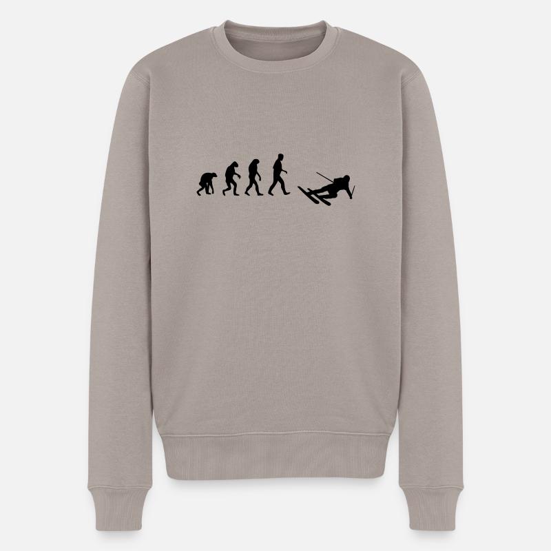 ski evolution - Pull Premium bio Homme - taupe