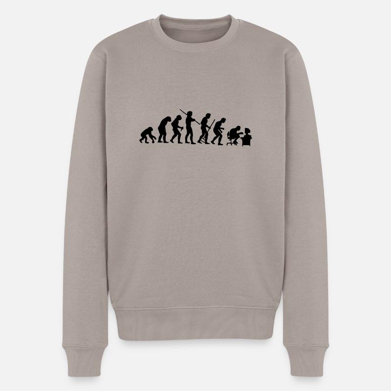 Evolution - Pull Premium bio Homme - taupe