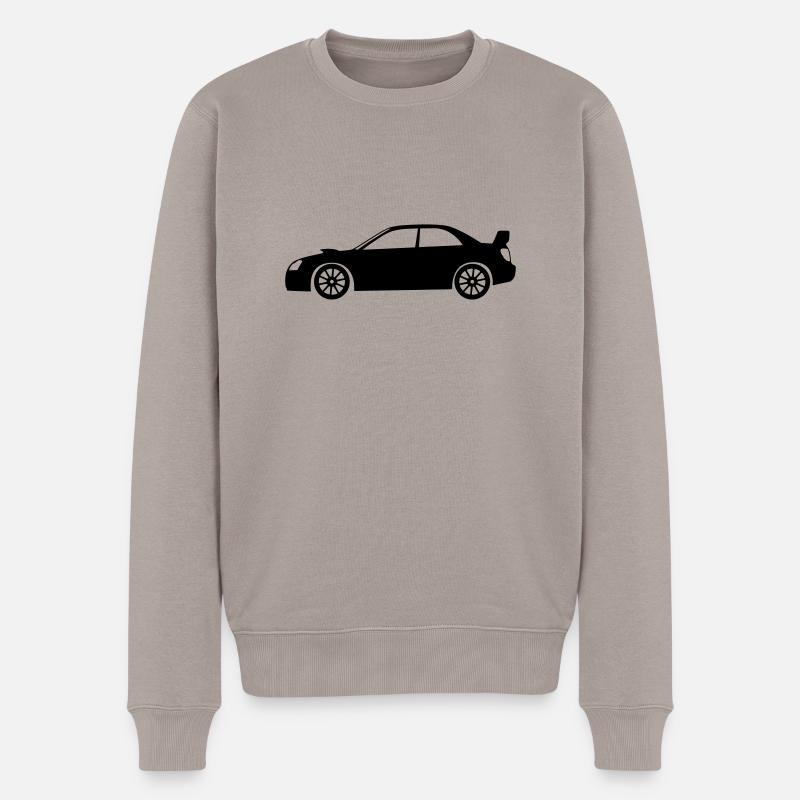 Impreza 2002-2005 - Männer Premium Bio Pullover - Taupe