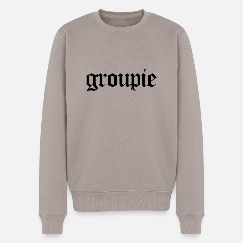Groupie - Pull Premium bio Homme - taupe