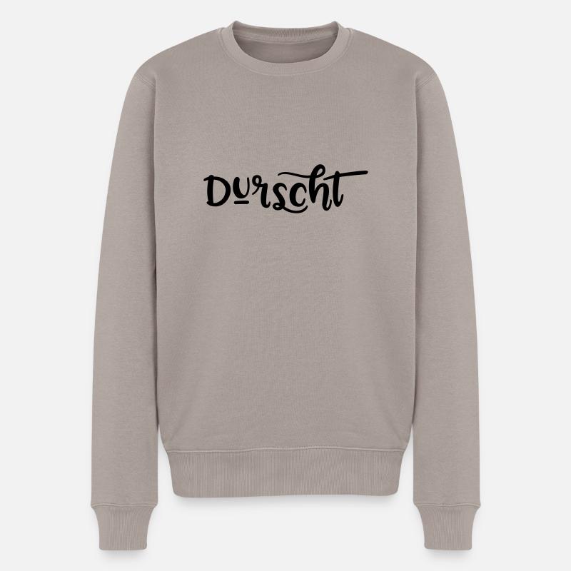 Durst - Männer Premium Bio Pullover - Taupe