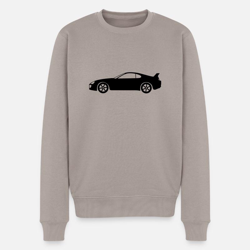 Supra MK4 - Männer Premium Bio Pullover - Taupe