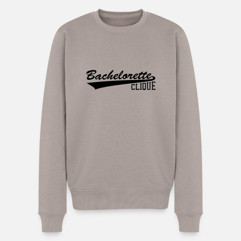 Bachelorette Party - Männer Premium Bio Pullover - Taupe
