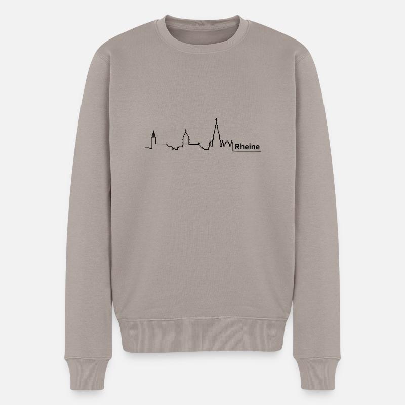 rheine horizon - Pull Premium bio Homme - taupe