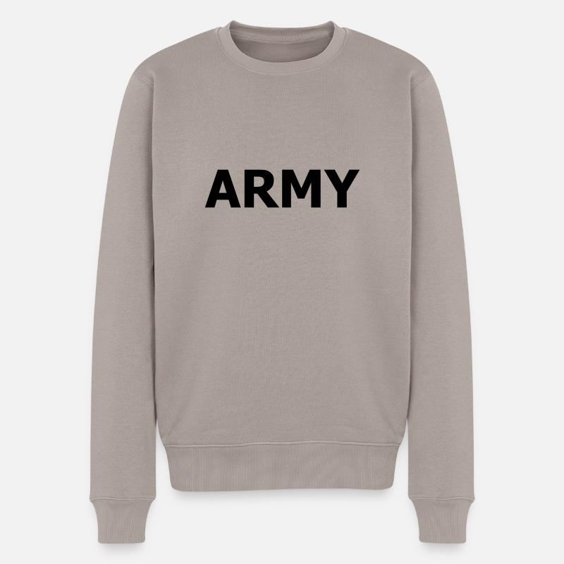 army - Pull Premium bio Homme - taupe