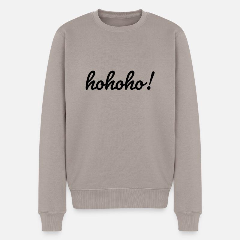 Weihnachten - Männer Premium Bio Pullover - Taupe