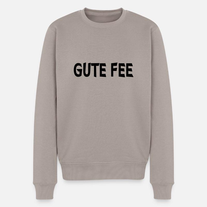 Gute Fee - Männer Premium Bio Pullover - Taupe
