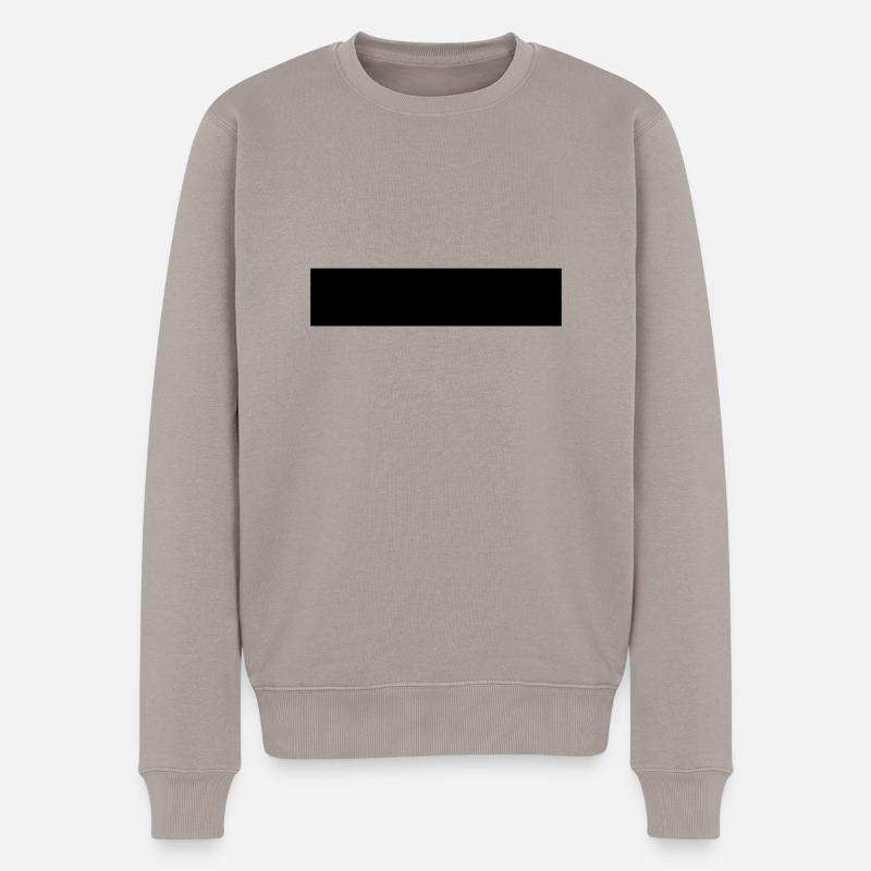 Rectangle - Pull Premium bio Homme - taupe