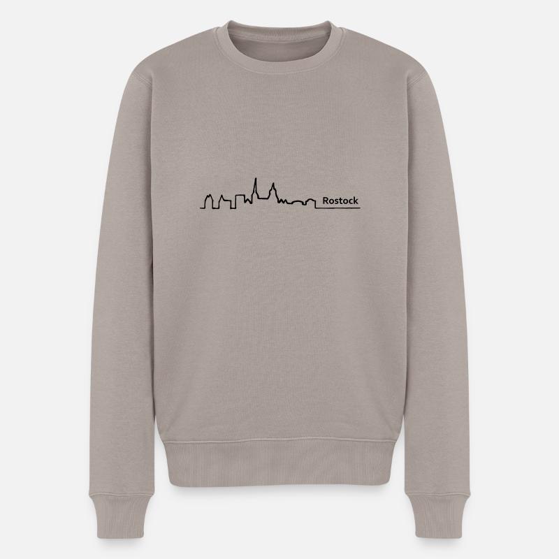 rostock horizon - Pull Premium bio Homme - taupe