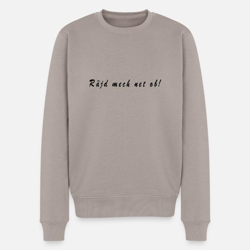 raejd mech net ob siegerlaender platt - Männer Premium Bio Pullover - Taupe