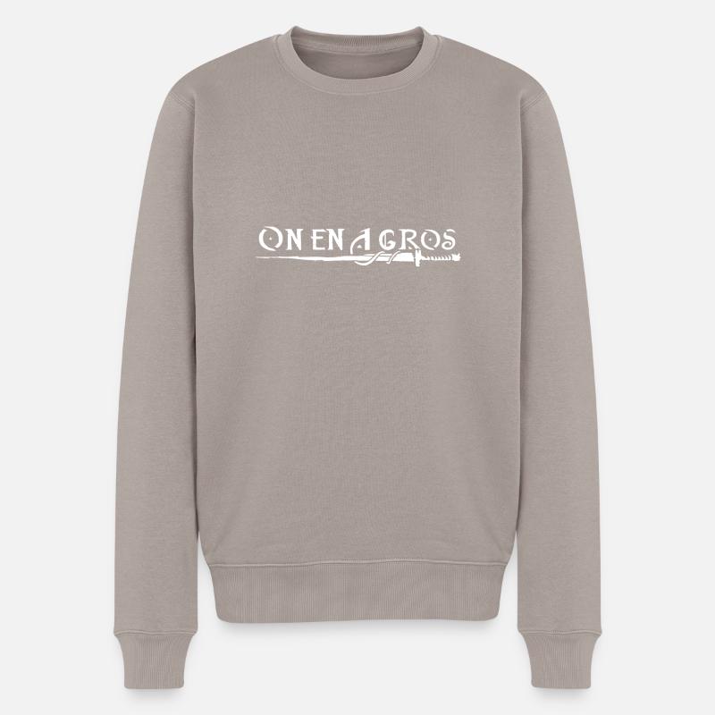 On en a gros - Pull Premium bio Homme - taupe