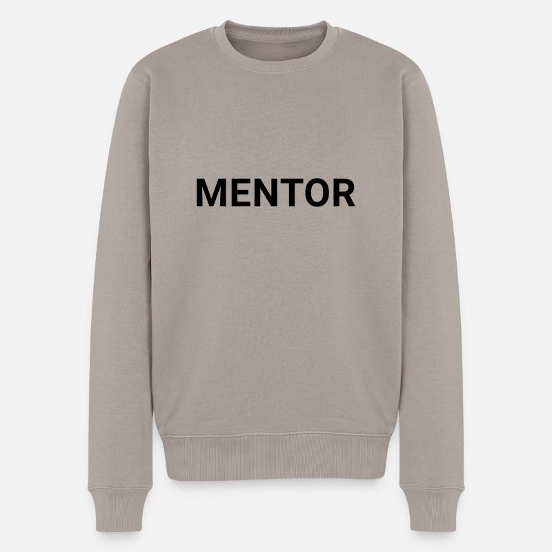 Mentor - Männer Premium Bio Pullover - Taupe
