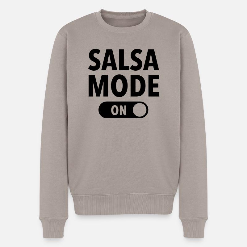 Salsa Mode (On) - Pull Premium bio Homme - taupe