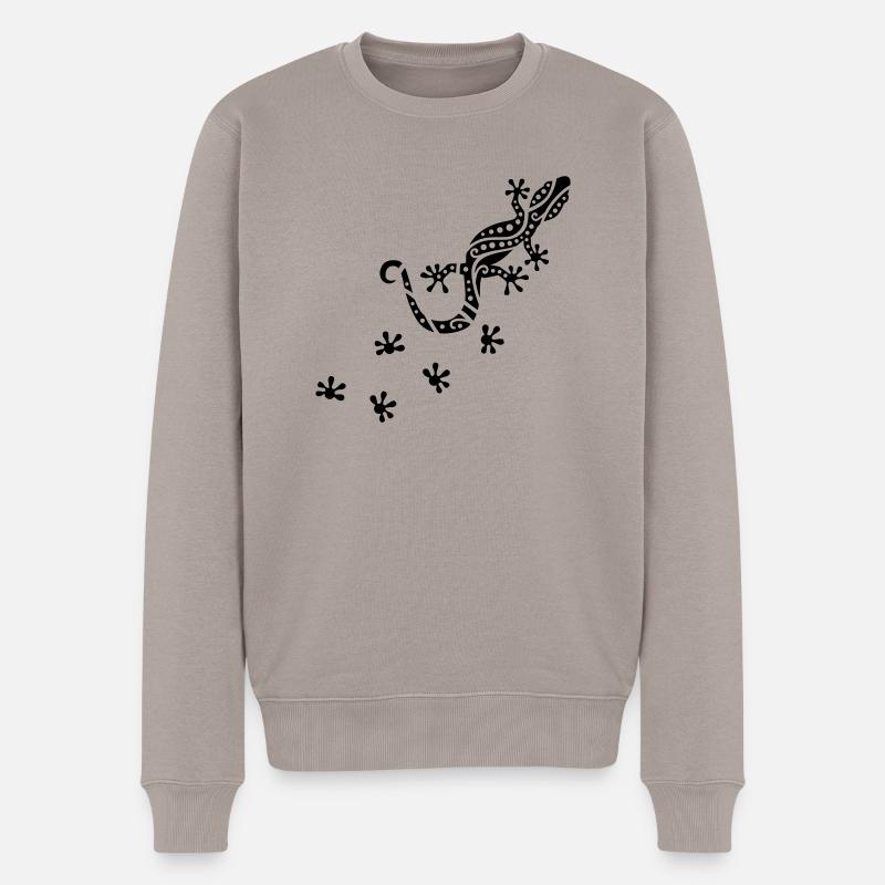 Gecko - Pull Premium bio Homme - taupe