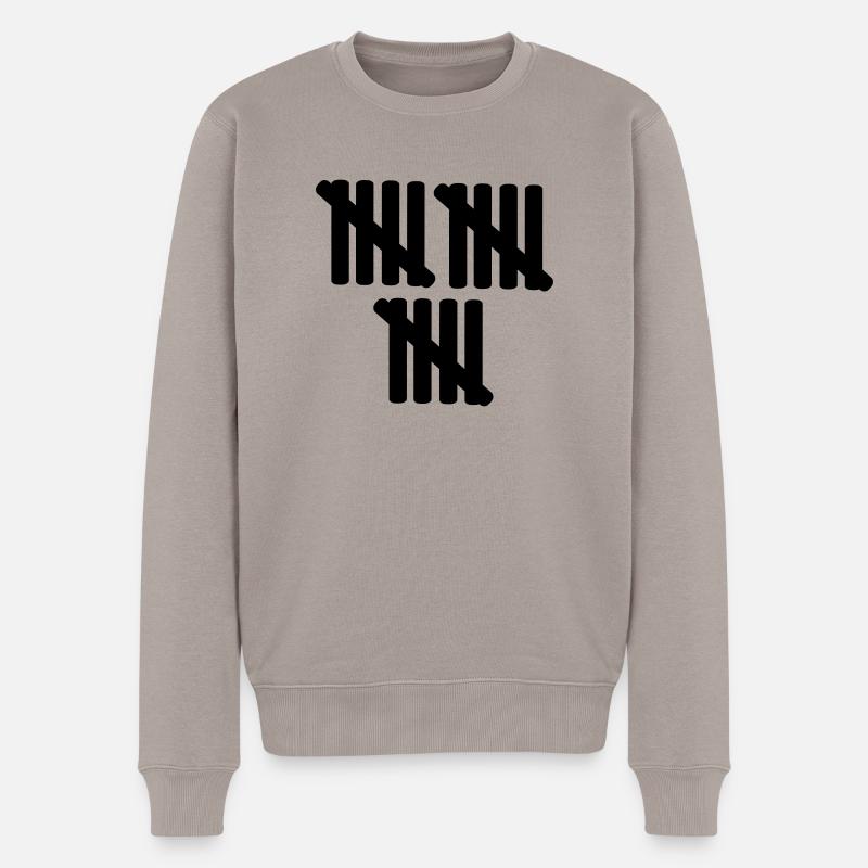 15 - anniversaire - Pull Premium bio Homme - taupe