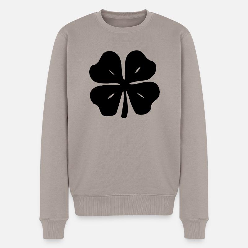 Shamrock - Pull Premium bio Homme - taupe